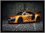 Audi R8, Samochód, Pomarańczowy